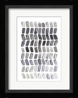 Watercolor Chevron II Framed Print