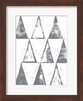 Triangle Block Print II Fine Art Print
