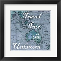 Map Words III Fine Art Print