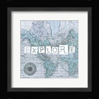 Map Words VI Fine Art Print