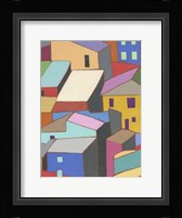 Rooftops in Color II Framed Print