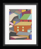 Rooftops in Color III Framed Print