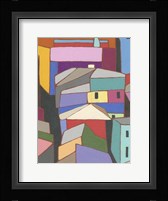 Rooftops in Color IX Framed Print