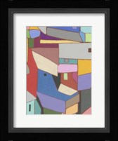 Rooftops in Color X Framed Print