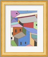 Rooftops in Color XII Fine Art Print