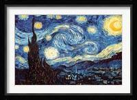 The Starry Night, June 1889 Framed Print