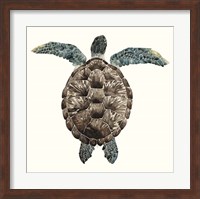 Mosaic Turtle I Fine Art Print