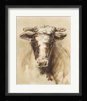 Western Ranch Animals II Framed Print