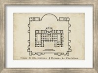 Plan for the Baths of Diocletian Fine Art Print