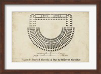 Plan for the Theatre of Marcellus Fine Art Print