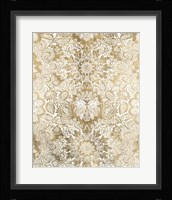 Baroque Tapestry in Gold II Fine Art Print