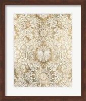 Baroque Tapestry in Gold II Fine Art Print