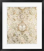 Baroque Tapestry in Gold II Fine Art Print