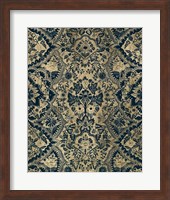 Baroque Tapestry in Aged Indigo I Fine Art Print