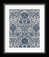 Baroque Tapestry in Navy I Fine Art Print