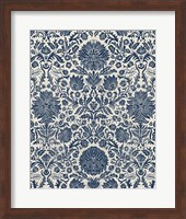 Baroque Tapestry in Navy I Fine Art Print