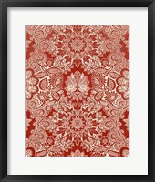 Baroque Tapestry in Red II Fine Art Print