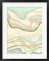 Ocean Cascade I Framed Print