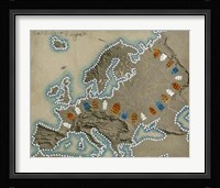 Relief Map of Europe Fine Art Print