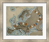 Relief Map of Europe Fine Art Print