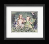 Catching Butterflies Framed Print