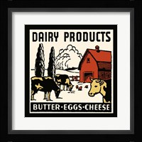 Dairy Product-Butter, Eggs, Cheese Fine Art Print