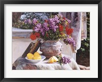 Lilacs And Lemons Fine Art Print