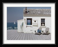 Dock House Framed Print