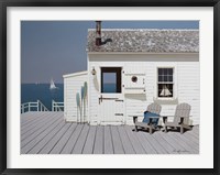 Dock House Framed Print