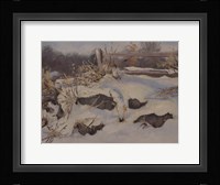 Snow Mounds Fine Art Print