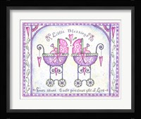 Twin Baby Carriages Fine Art Print