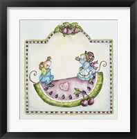 Watermelon Mice Fine Art Print