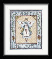 Heart Of Caring Framed Print