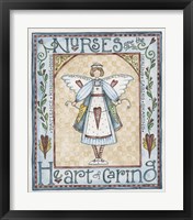 Heart Of Caring Framed Print