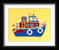 Boating Bears Framed Print