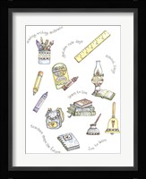 School Pattern Fine Art Print