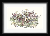 Six Geese A Laying Fine Art Print