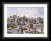 Los Angeles, Bunker Hill From Congretional Church c.1898 Fine Art Print