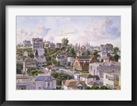 Los Angeles, Bunker Hill From Congretional Church c.1898 Fine Art Print