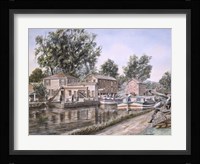 Weigh Locks On Penn Canal Fine Art Print