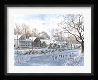 The Hockey Game Framed Print