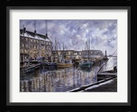 Boston,  The Commercial Wharf Fine Art Print