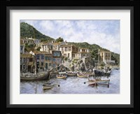 Kokkari Samos, Greece, Fisherman's Corner Framed Print