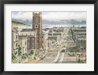 Their Sunday Best,  California & Dupont In San Francisco Framed Print