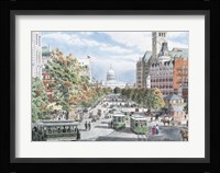 Washington D.C. Gridlock Framed Print