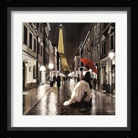 Kissing in Paris (Detail) Fine Art Print