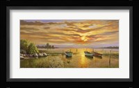 Laguna al tramonto Fine Art Print