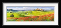 Verso il Borgo in Toscana Fine Art Print