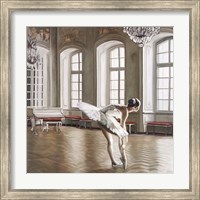 Rehearsing Ballerina Fine Art Print