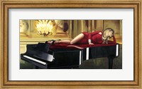 Piano Lady Fine Art Print
